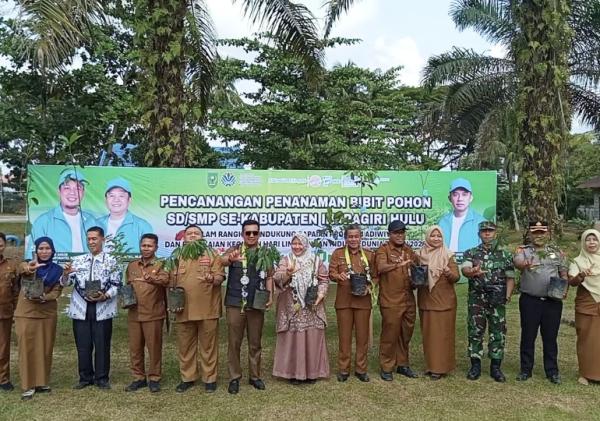 Hari Lingkungan Hidup Sedunia 2026, Pemkab Inhu Canangkan Penanaman 3.085 Bibit Pohon dan Penguatan Program Adiwiyata