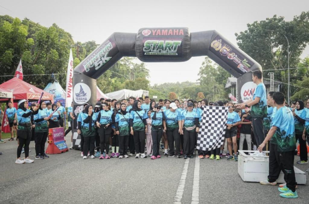 Kapolres Kuansing Lepas Peserta Fun Run 2026, Dalam Rangka HUT Bhayangkara Ke-80