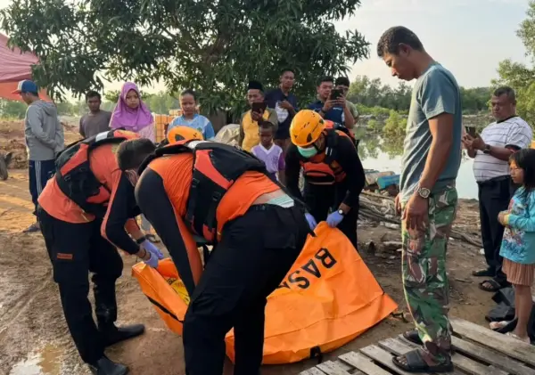 Balita Hanyut di Gorong-gorong Tanjung Sengkuang Ditemukan Meninggal Dunia