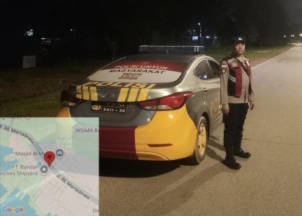Polsek Sekupang Bubarkan Aksi Balap Liar di Jalan RE Martadinata