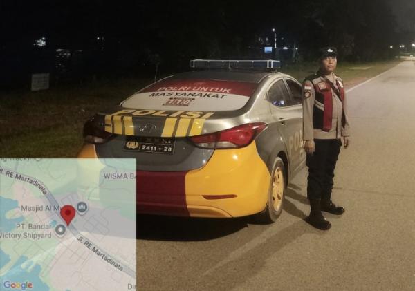Polsek Sekupang Bubarkan Aksi Balap Liar di Jalan RE Martadinata
