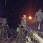 Polsek Kuantan Mudik Musnahkan Dua Rakit PETI di Area HGU PT KTBM