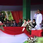 Bupati Ade Agus Hartanto Pimpin Upacara Detik-Detik Proklamasi HUT ke-81 RI di Inhu