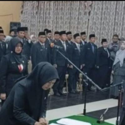 Lantik 80 Pejabat, Bupati Inhu Minta Tes Urine ASN Digelar Berkala di Setiap OPD
