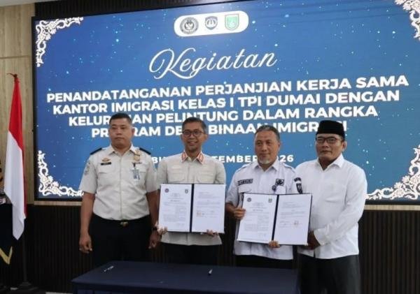 Cegah TPPO, Imigrasi Dumai Bentuk Desa Binaan di Pelintung
