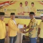 Musda Golkar Rohil, Bistamam Resmi Daftar sebagai Calon Ketua