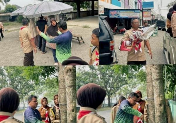 Saka Kalpataru Pekanbaru Bersihkan Baliho dan Paku di Pohon