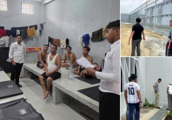 Cegah Gangguan Kamtib, Lapas Bagansiapiapi Geledah Kamar Warga Binaan