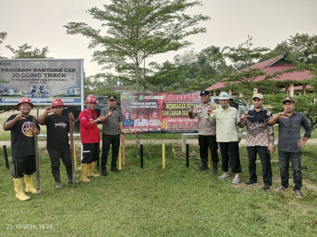Cegah Karhutla, PT Arara Abadi dan Polsek Tualang Sosialisasi ke Warga