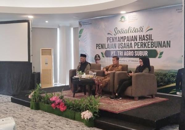 Distankan Pekanbaru Evaluasi Perkebunan Sawit, PT Tri Agro Subur Didorong Raih ISPO