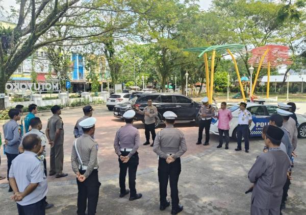 Dishub dan Polres Siak Cek Rute dan Kesiapan Sarana dan Prasarana Jelang Car Free Day Perdana di Tualang