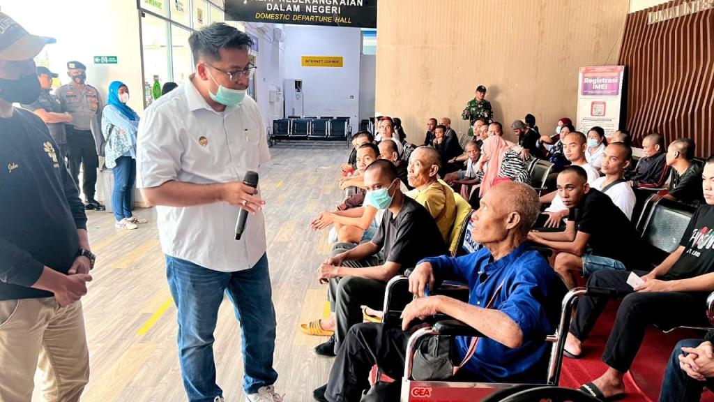 Sebanyak 44 PMI Ilegal Kembali Dideportasi dari Malaysia melalui Dumai