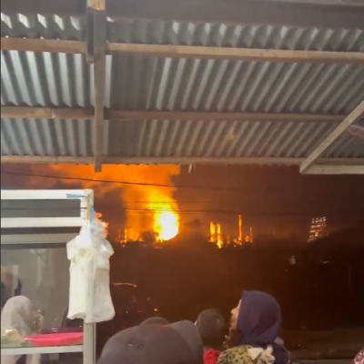 Ledakan Hebat Guncang Kilang Pertamina Dumai, Warga Panik Berhamburan