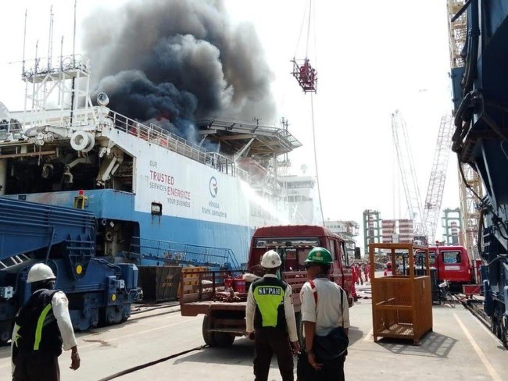 Kebakaran Kembali Terjadi di PT ASL Shipyard Batam