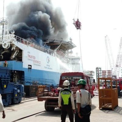 Kebakaran Kembali Terjadi di PT ASL Shipyard Batam