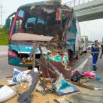 Bus Tabrak Truk di Tol Pekanbaru-Dumai, Satu Tewas, Sopir Kabur