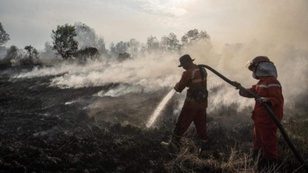 Hari Pertama Lebara, 3 Titik Panas Menyala di Riau