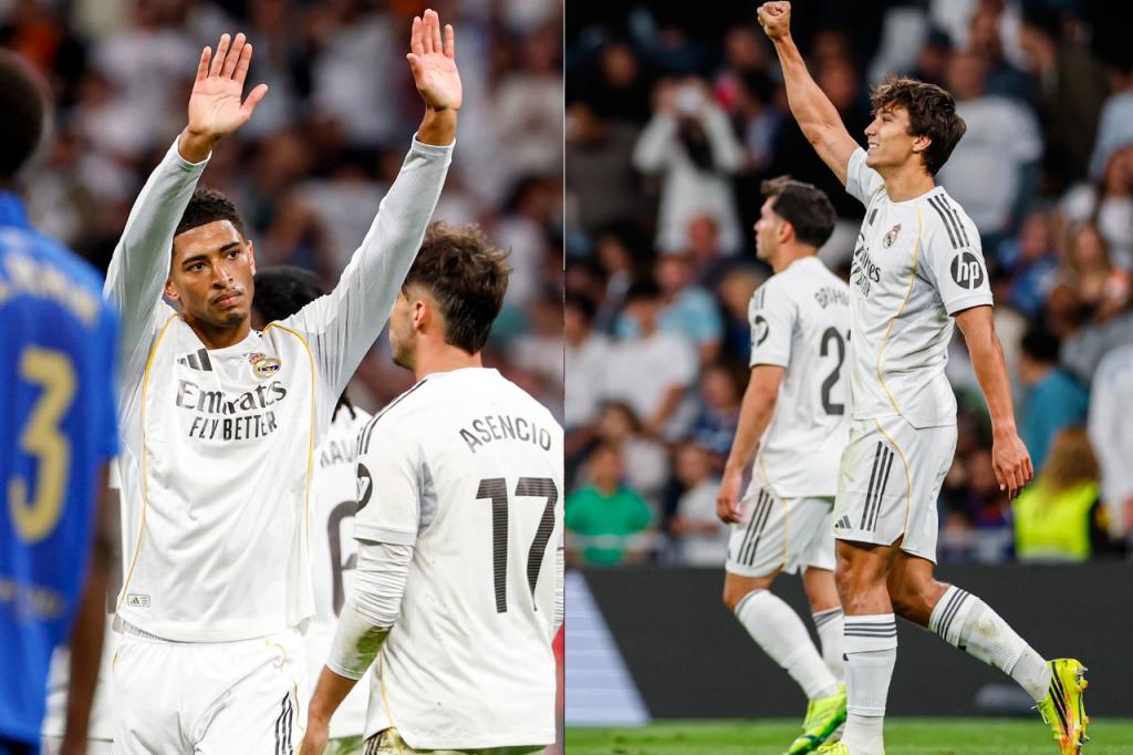 Gonzalo Garcia dan Bellingham Antar Real Madrid Taklukkan Oviedo