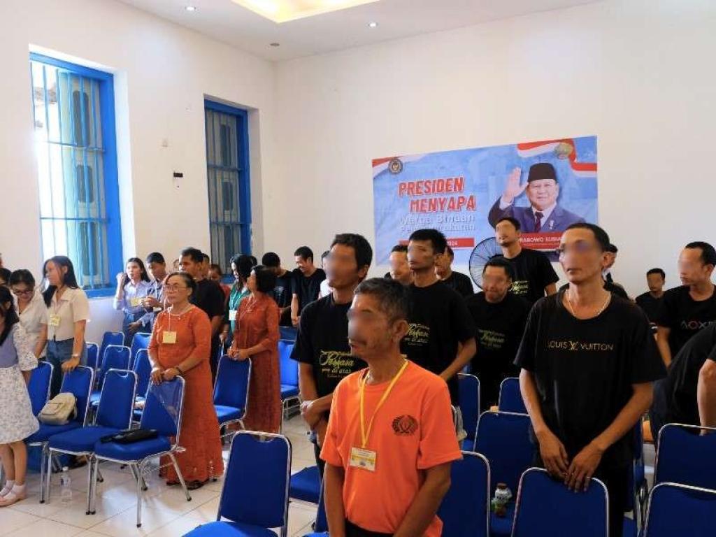 Warga Binaan Rutan Tanjungpinang Rayakan Natal