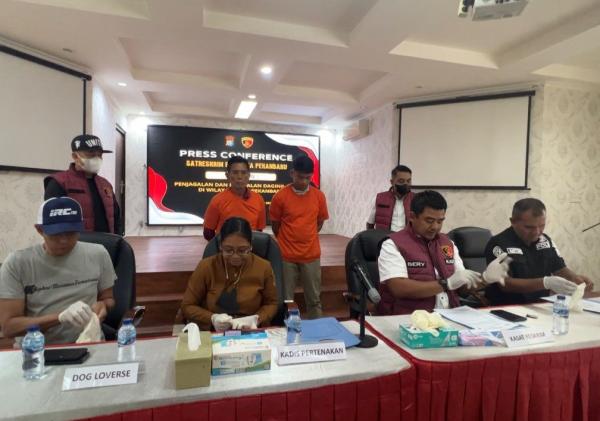 Dua Penjaga Anjing Dibekuk Satreskrim Polresta Pekanbaru
