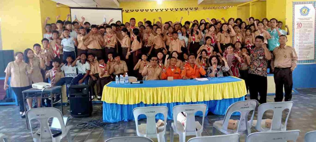 BPBD Tanjungpinang Edukasi Pelajar Soal Mitigasi Bencana