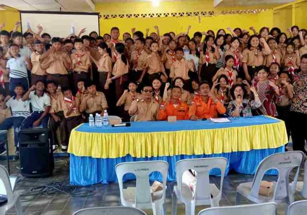 BPBD Tanjungpinang Edukasi Pelajar Soal Mitigasi Bencana