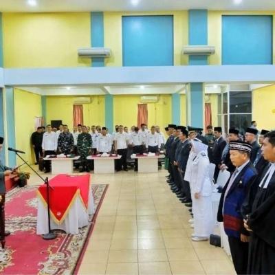 62 Pejabat Pemkab Meranti Dilantik, Ini Pesan Bupati Asmar