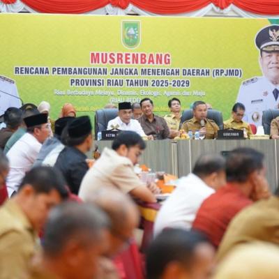 Musrenbang RPJMD 2025–2029, Pemprov Riau Fokus Peningkatan Ekonomi Rakyat, SDM, dan Kesehatan