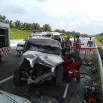 Tabrak Truk Berhenti di Tol Pekanbaru-Dumai, Pengemudi Terios Tewas