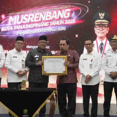 Pemko Tanjungpinang Kukuhkan Komitmen Penyelenggaraan Satu Data Indonesia