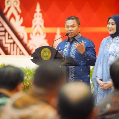 Sambut Danlanud RSN Yang Baru, Gubernur Wahid Harapkan Dukungan Cegah Karhutla