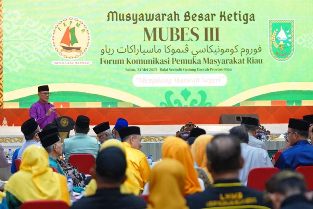 Buka Mubes III FKPMR Resmi, Pj Sekdaprov Harap Lahir Rumusan Bijak untuk Pembangunan Riau ke Depan