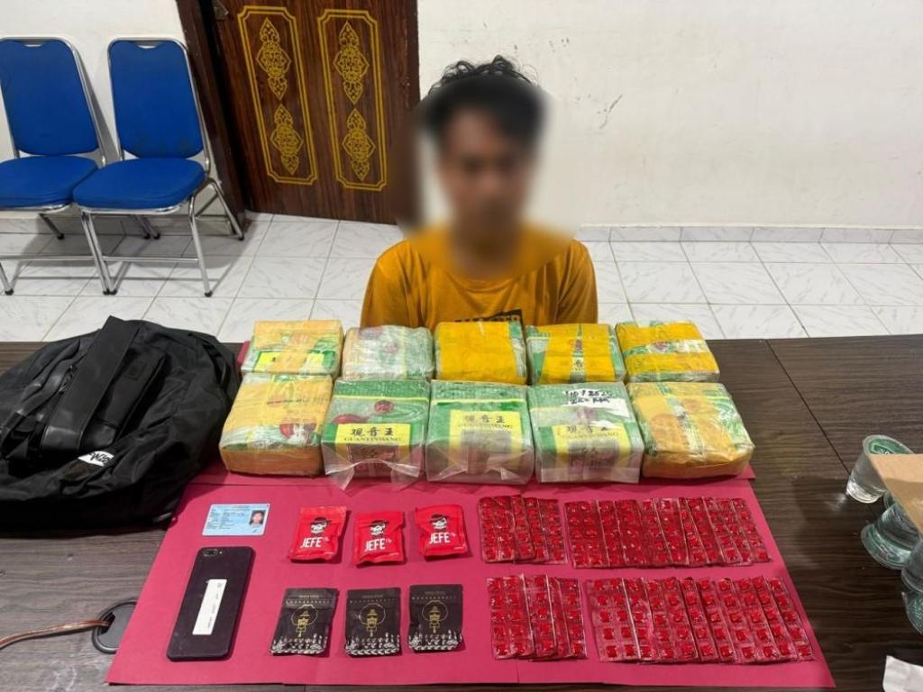 Polisi Gagalkan Penyelundupan Narkoba Dari Negara Tetangga