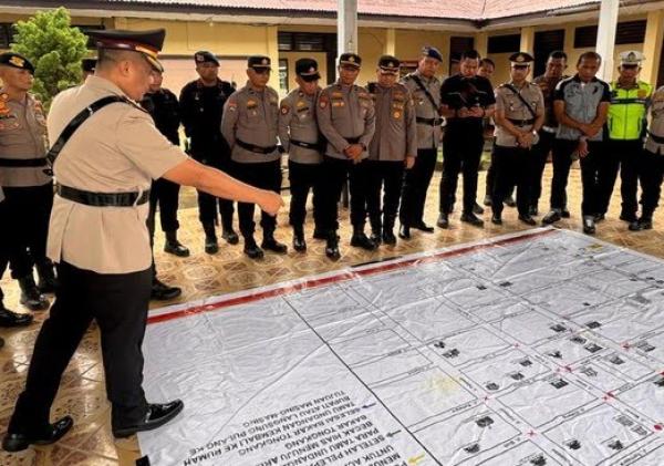 558 Personel Gabungan Amankan Puncak Tradisi Bakar Tongkang di Bagansiapiapi