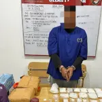 Polisi Gerebek Pondok di Kebun Sawit Dumai, 2 Kg Sabu dan 4 Kg Ganja Disita