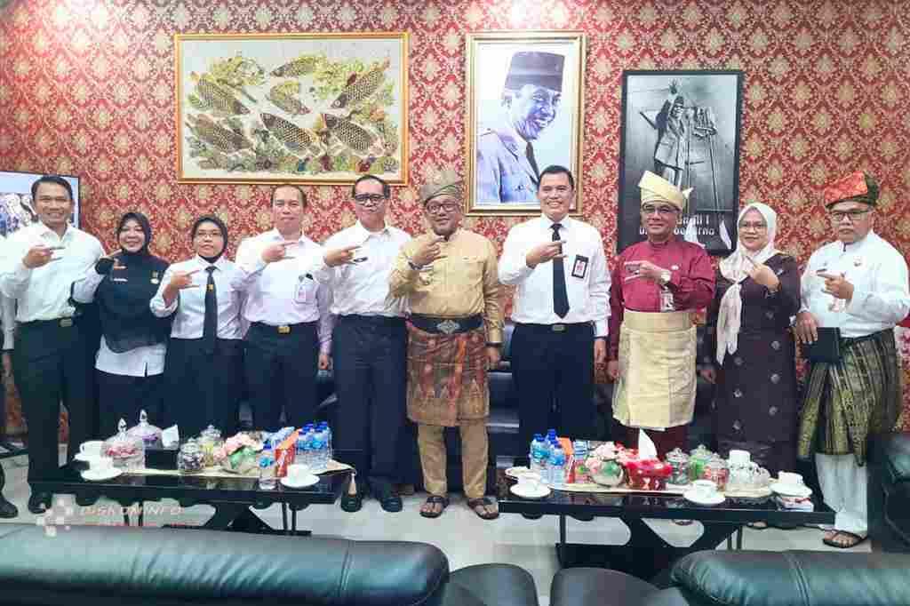 Bertemu Wali kota Tanjungpinang, Kakan Kemenkum Kepri Bahas Soal Posbankum