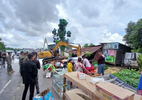 Lahan Eks Bangunan Liar di Rumbai Akan Disulap Jadi Ruang Terbuka Hijau