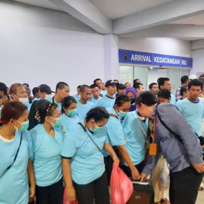 96 PMI Dideportasi dari Malaysia, BP3MI Kepri Fasilitasi Pemulangan Bermartabat