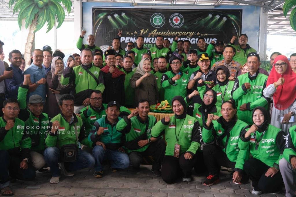 HUT ke-1 Mitra Gojek Tanjungpinang, Ketua TP PKK Tekankan Kekompakan dan Keselamatan