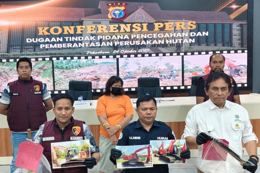 Pelaku Perambah 13 Hektar Hutan Cagar Biosfer GSK Ditangkap, Mengaku Beli Rp7 Juta Per Hektar