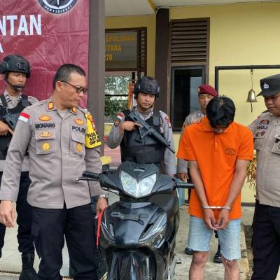 Polsek Bintan Utara Amankan Pelaku Curanmor