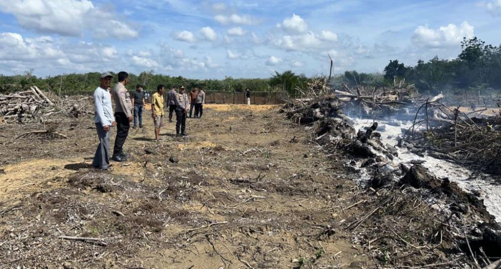 Bakar Lahan untuk Jadi Kebun Sawit, Warga Kuansing Ditangkap Polisi