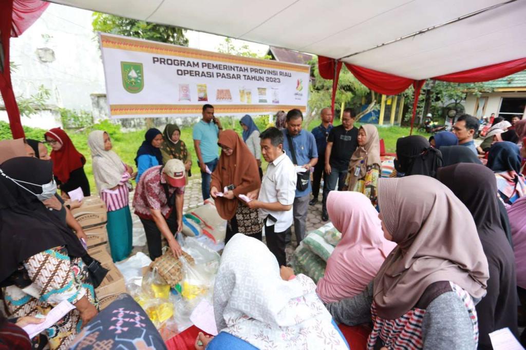 Operasi Pasar Murah Pemprov Riau Pekan Ini Hadir di 4 Lokasi