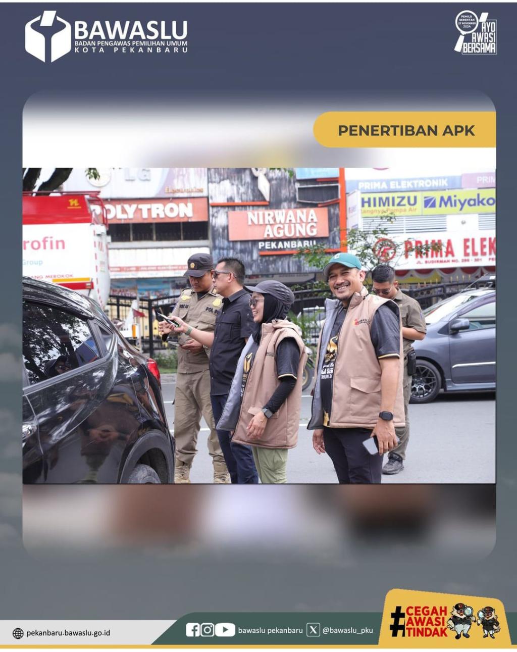 APK Pilkada 2024 Dibersihkan, Ketua Bawaslu Pekanbaru: Kami Juga Melakukan Penertiban APK Secara Mobile