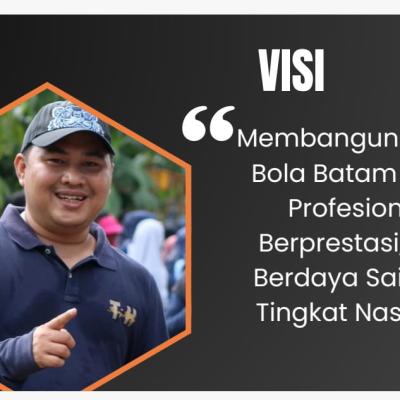 Rival Pribadi Resmi Mendaftar Sebagai Ketua PSSI Kota Batam 2025-2029