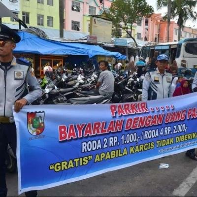 Foto Sosialisasi Tarif Parkir Pekanbaru Viral, Warga Duga Itu Foto Lama