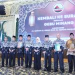 Gebu Minang Luncurkan Mushaf Al-Quran Maqashid Syariah dan Al-Ibrah