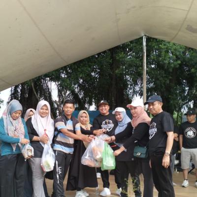 Meski CFD Dibatalkan, Ribuan Warga Tumpah Ruah di Taman Motuyoko Perawang, Dagangan UMKM Ludes Terjual