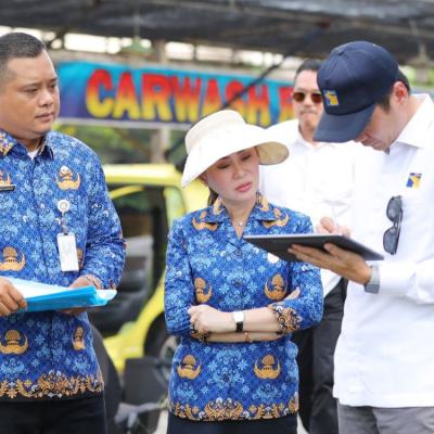 Pastikan Sesuai Kriteria, Li Claudia Tinjau Lokasi Usulan TPS Baru