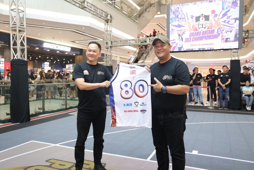 Kapolda Kepri Resmi Buka Turnamen Bhayangkara 3X3 Championship 2026 di Grand Batam Mall